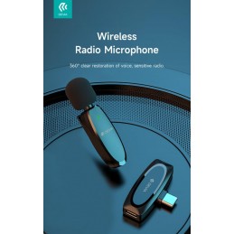 Microfono wireless per Device Apple connessione Lightning