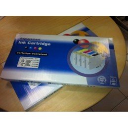 10 cartucce compatibili T0711-712-713-714 (4x nere + 6 colori)