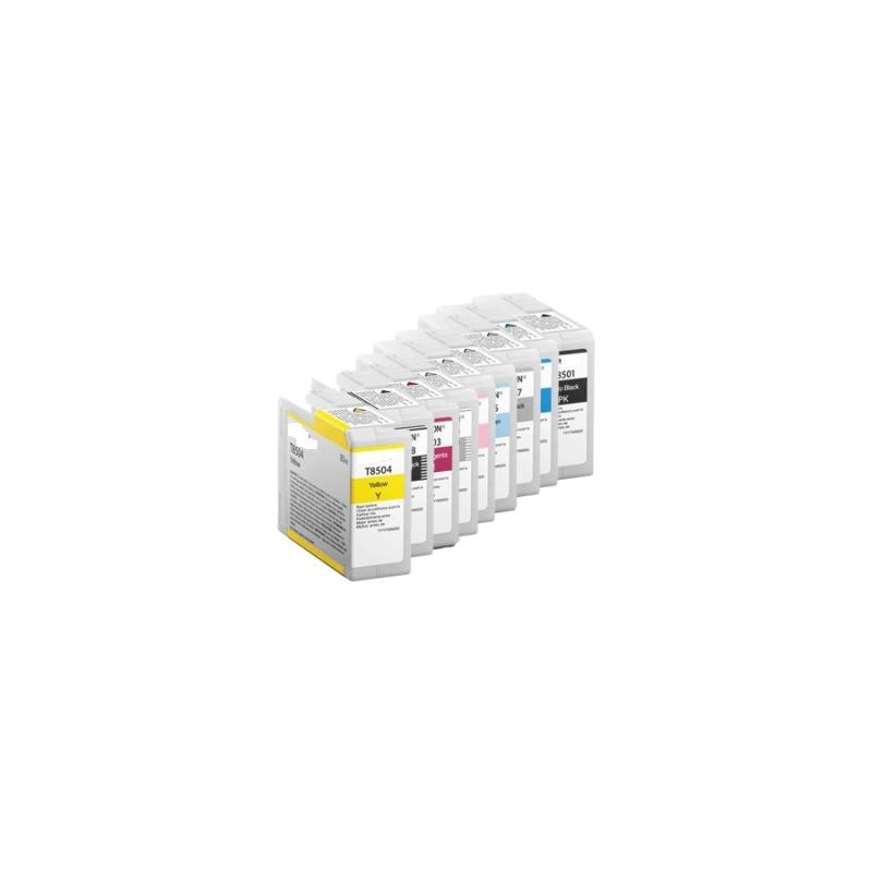 NERO OPACO da 80ml pigmentato compatibile per Epson SureColor P