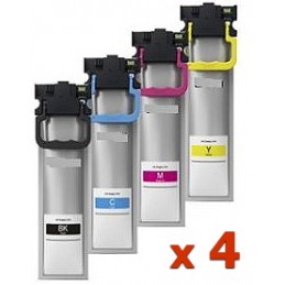 4 serbatoi pigmentati compatibili Epson WF Pro C5210 C5215